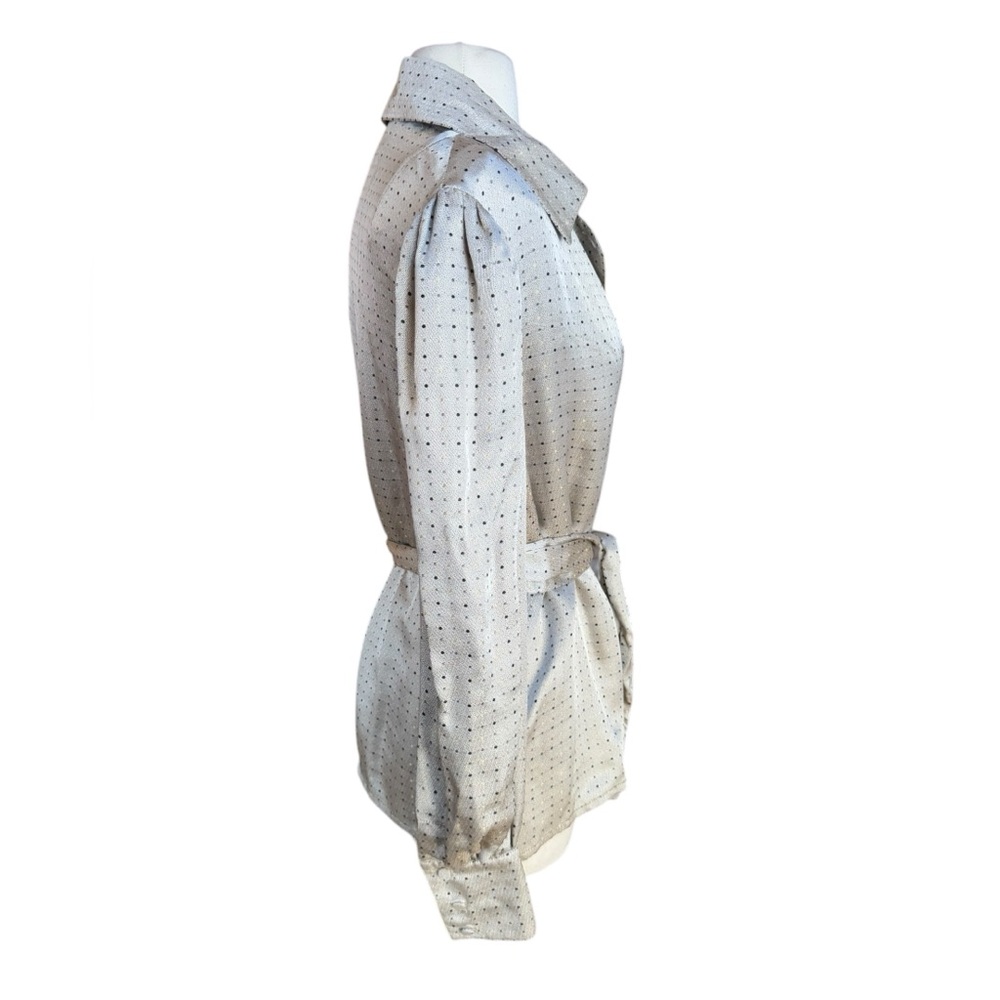 1980s Designer Adele Simpson Button Down Belted B… - image 2